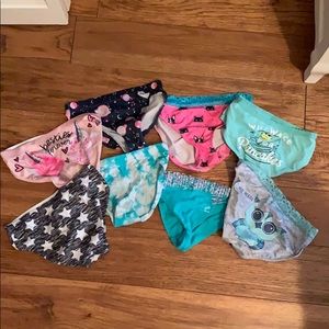 Girls justice underwear/panties size 6/7